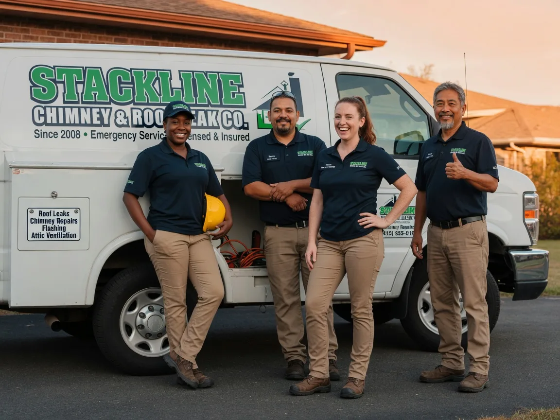Chimney flashing repair company in Collins, IA
